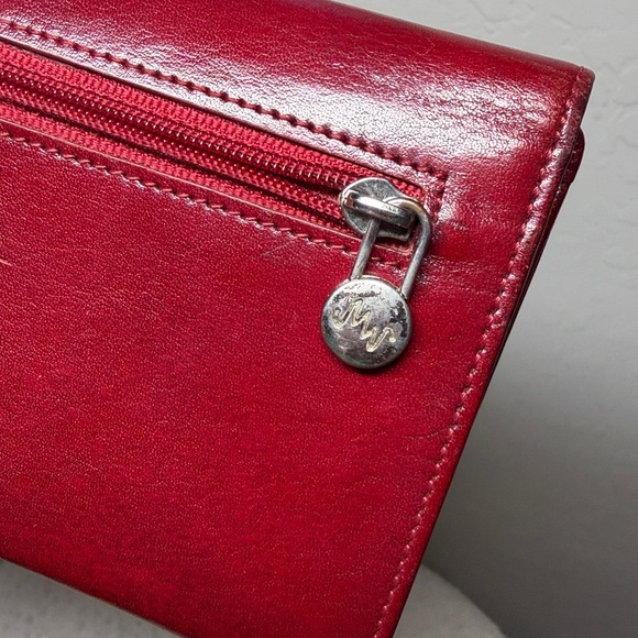Burgundy Red Monsac Continental Long Wallet - Picture 6 of 6